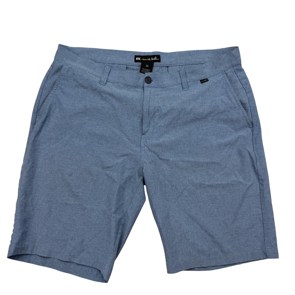 Travis Mathew Shorts Mens 38 Beck Golf Performance Stretch Microstripe